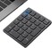 havit Bluetooth Number Pad Wireless Numeric Keypad Numpad 26 Keys Portable Mini Financial Accounting Rechargeable Numeric Pad for Laptop Desktop, PC, Surface Pro, Notebook (Black.