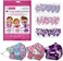 wovenx FDA Registered, 5 Ply, Kids Face Masks 15 Pack, With Adjustable Earloops, Individually Packaged, Disposable (Girls Masks: Unicorn, Flowers, Camouflage.