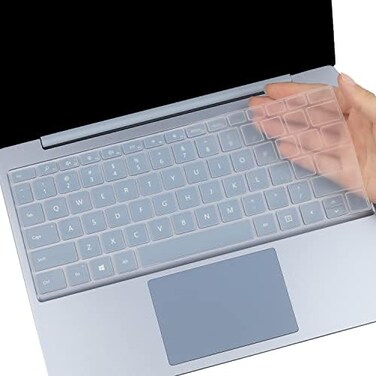 MUBUY-GOL MUBUY Keyboard Cover Design for Microsoft Surface Laptop Go - 12. 4" Touchscreen US Keyboard Cover-Clear.