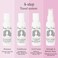Rizos Curls 4-Step Travel Kit for Curly Hair: Curl Defining Cream, Shampoo, Conditioner, RefreshDetangle (2 fl oz each.