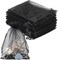 YQL Black Organza Bags,100PCS 5x7 Inch Gift Favor Bags Mesh Fruit Protection Bags Jewelry Pouches Sachet Bags Wedding Party.