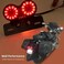 DREAMIZER 40 LED 40W Motorcycle Tail Light Integrated Running Lamp BrakeTurn Signal Light with License Plate Bracket Compatible With Motorcycle Street Bike Cruiser Chopper and More.