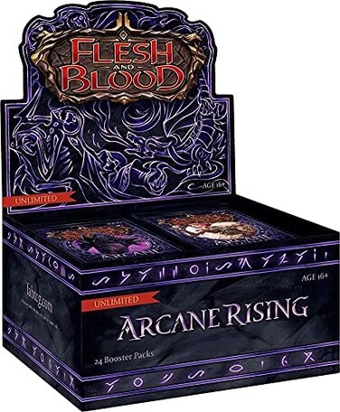 Flesh &amp; Blood FleshBlood Arcane Rising Unlimited Booster Display 24 Booster Packs.