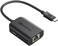 Cable Matters USB C to Gigabit Ethernet Adapter with 100W Charging Compatible with MacBook Pro, Dell XPS, Surface Pro - Up to 480Mbps for Chromecast with Google TV (Google TV Chromecast 2020 Version.