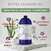 Dr Joe Lab Pure Bitter Almond Oil - 32 oz - Unrefined, Cold Pressed, Extra Virgin, Non-GMO 100% All Natural, Vegan, Carrier Oil Perfect for Body, Hair, Face, Skin, Nails, Facial Hair, DIY, Cosmetics.