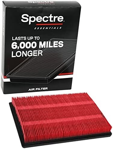 فلتر هواء محرك Spectre Essentials: فلتر هواء سيارة ممتاز، يدوم حتى 6000 ميل أطول: يناسب سيارات دودج/كرايسلر المختارة من 2005-2010 (تشالنجر، تشارجر، ماغنوم، 300، 300C، SPA-2295).
