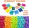 Wuiil Booriss 12730Loom Rubber Bands Refill Kit in 26 Color, 500 Clips, 6 Hooks, Premium Rainbow Bracelet Making Kit for Kids Weaving DIY Crafting Gift.