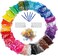 Wuiil Booriss 12730Loom Rubber Bands Refill Kit in 26 Color, 500 Clips, 6 Hooks, Premium Rainbow Bracelet Making Kit for Kids Weaving DIY Crafting Gift.