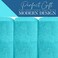 DAN RIVER 100% Cotton Bath Sheets &ndash; 550 GSM Ultra Super Soft Sheets &ndash; Jumbo Large Bath Towels for Bathroom, Home, Hotel, Spa, Beach, Pool, Gym &ndash; 40&rdquo;x80&rdquo; in Aqua, Set of 1.