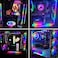 BTF-LIGHTING LED RGB PC Light Strip 2PCs 19in Individually Addressable LED Strip for 5V 3-Pin RGB LED headers for Asus Aura, Asrock RGB Led, Gigabyte RGB Fusion, MSI Mystic Light.