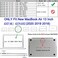 جراب RUBAN متوافق مع MacBook Air 13 بوصة إصدار 2020 2019 2018 A2337 M1 A2179 A1932 - غطاء بلاستيكي صلب للإصدار الجديد من MacBook Air 13 مع Touch Bar، شفاف.