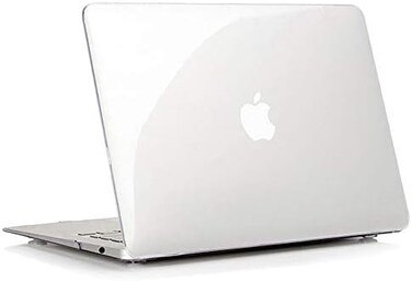 جراب RUBAN متوافق مع MacBook Air 13 بوصة إصدار 2020 2019 2018 A2337 M1 A2179 A1932 - غطاء بلاستيكي صلب للإصدار الجديد من MacBook Air 13 مع Touch Bar، شفاف.