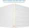 Nicpro Dry Erase Lap Board 9 x 12 inches 2 Pack Ruled Kid Double Sided BlankLined Small Lapboard with 8 Pens, 2 Eraser, Learning Mini Whiteboard Portable for Student and Classroom Use.