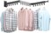 BOQORAD Wall Mounted Clothes Hanger Rack, Retractable Clothes Drying Rack,Space-Saver, Laundry Drying Rack,Collapsible, for Laundry,Balcony, Mudroom, Bedroom,Dark Grey Color,sh-02.