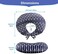 AOSSA BBL Pillow, Brazilian Butt Lift Pillow Post Surgery Recovery for Sitting Sleeping Driving Booty Butt Pillow for Woman Lumbar Back Cushion Seat Foam.