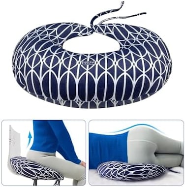 AOSSA BBL Pillow, Brazilian Butt Lift Pillow Post Surgery Recovery for Sitting Sleeping Driving Booty Butt Pillow for Woman Lumbar Back Cushion Seat Foam.