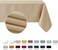 maxmill Textured Rectangle Tablecloth Water Resistant Wrinkle Free Spill-Proof, Soft Jacquard Table Cloth for Buffet Banquet Parties Event Holiday Dinner, Indoor and Outdoor Use, 60 x 84 Inch Beige.