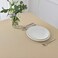 maxmill Textured Rectangle Tablecloth Water Resistant Wrinkle Free Spill-Proof, Soft Jacquard Table Cloth for Buffet Banquet Parties Event Holiday Dinner, Indoor and Outdoor Use, 60 x 84 Inch Beige.