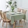 maxmill Textured Rectangle Tablecloth Water Resistant Wrinkle Free Spill-Proof, Soft Jacquard Table Cloth for Banquet Parties Event Holiday Dinner, Indoor and Outdoor Use, 60 x 84 Inch, Sage Green.