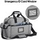 Trunab Home Health Nurse Bag Empty, Portable Medical Supplies Shoulder Bag for Hospice, Home Visit, Hospital Interns, Grey, Bag Only.