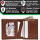 ID Stronghold Waltlet - RFID Blocking Bifold Wallet for Men with Magnetic Clasp - Brown.