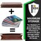 ID Stronghold Waltlet - RFID Blocking Bifold Wallet for Men with Magnetic Clasp - Brown.