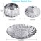 YLYL Veggie Vegetable Steamer Basket, Folding Steaming Basket, Metal Stainless Steel Steamer Basket Insert, Collapsible Steamer Baskets for Cooking Food, Expandable Fit Various Size Pot(5. 9" to 9. 8