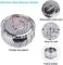 YLYL Veggie Vegetable Steamer Basket, Folding Steaming Basket, Metal Stainless Steel Steamer Basket Insert, Collapsible Steamer Baskets for Cooking Food, Expandable Fit Various Size Pot(5. 9" to 9. 8