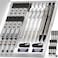 Nicpro 6 PCS Art Mechanical Pencils Set with Case, Drafting Pencil 0. 30. 50. 70. 9 mm and 2mm Lead Holder (4B 2B HB 2HFor Art Writing, Sketching Drawing,With Lead Refills Erasers Sharpener.