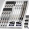Nicpro 6 PCS Art Mechanical Pencils Set with Case, Drafting Pencil 0. 30. 50. 70. 9 mm and 2mm Lead Holder (4B 2B HB 2HFor Art Writing, Sketching Drawing,With Lead Refills Erasers Sharpener.