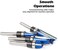 KOWOOD Plus Round-Over Edging/45 Chamfer/Core Box/90 V Groove Router Bit Set in C3 Carbide Tipped for Woodwork (Round-Over Edging.
