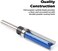KOWOOD Plus Round-Over Edging/45 Chamfer/Core Box/90 V Groove Router Bit Set in C3 Carbide Tipped for Woodwork (Round-Over Edging.