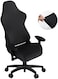 SARAFLORA Gaming Chair Covers Stretch Washable Computer Chair Slipcovers for Armchair, Swivel Chair, Gaming Chair,Computer boss Chair (Black, X-Large.
