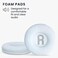 kwmobile 2 x Ear Pads Compatible with JBL Tune 600 / 500BT / 510BT / 450 - Foam Ear Pads for Headphones - White.