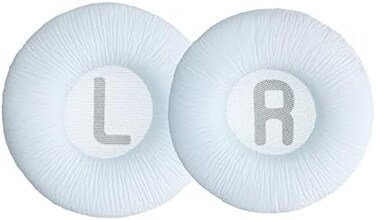 kwmobile 2 x Ear Pads Compatible with JBL Tune 600 / 500BT / 510BT / 450 - Foam Ear Pads for Headphones - White.