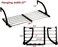 Candumy Portable Clothes Drying Rack for Balcony Railings Windowsill, Folding Towel Rack Indoor Outdoor Retractable Laundry Rack with Sock Clips for Drying Socks.