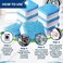 True Fresh Washing Machine Cleaner Tablets, 25 Solid Deep Cleaning Tablet, Finally Clean All Washer Machines Including HE Front Loader Top Load.