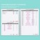 Nokingo Budget Planner - Monthly Finance Organizer with Expense Tracker Notebook to Manage Your Money Effectively, Undated Finance Planner/Account Book, Start Anytime, 1 Year Use, A5, Teal.