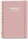 Nokingo Budget Planner - Monthly Finance Organizer with Expense Tracker Notebook to Manage Your Money Effectively, Undated Finance Planner/Account Book, Start Anytime, 1 Year Use, A5, Rose.