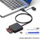 BENFEI Memory Card Reader, 4in1 USB USB-C to SD Micro SD MS CF Card Reader Adapter.
