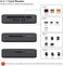 BENFEI Memory Card Reader, 4in1 USB USB-C to SD Micro SD MS CF Card Reader Adapter.