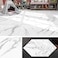 Livelynine Peel and Stick Floor Tile White Marble 12X12 Inch 16 Pack Waterproof Self Adhesive Vinyl Flooring Peel and Stick Tiles for Floor Stickers Kitchen Flooring Bedroom Farmhouse Bathroom.