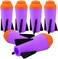 Ruibytree 6Packs Mega Missile Refill for Nerf N-Strike Elite Series, Compatible Darts Mega Missile Refill Bullets Foam Rockets for Nerf Party.