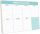 Nokingo Weekly Planner Notepad - Tear Off Planning Pad with Daily ScheduleCalendar, 52 Sheets, 100gsm Paper, Undated Weekly To Do List Notepad, 10x7 in.