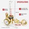 RX WELD Argon/CO2 Regulator, Mig Tig Flow Meter Gas Regulator Gauge Welding Weld.