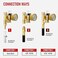 RX WELD Argon/CO2 Regulator, Mig Tig Flow Meter Gas Regulator Gauge Welding Weld.