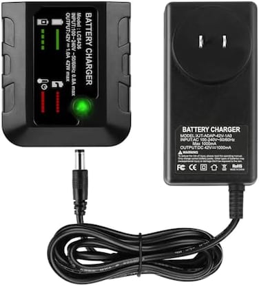AYTXTG 40V Battery Charger LCS36 LCS40 Replacement for Black and Decker 36v 40V Max Lithium Battery Charger LBXR36 LBX36 LBXR2036 LBX1540 LBX2040 LBX2540 Black Decker Charger 40 Volt.
