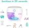 Papablic Portable UV Light Sterilizer, Mini UV-C Sanitizer for Pacifiers and More, 99. 99% Sterilization in 59 Seconds, USB Rechargeable.