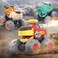 WITALENT Toy Cars For 1 2 3 Year Old 3 Pack Monster truck Toy PushGo Crocodile Car Friction Powered Bull Car Pull Back Leopard Car Big Wheel Animal Toy Car Baby Toy Gift For 12 18 Month Boys Girls Tod