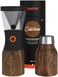 asobu Coldbrew Portable Cold Brew Coffee Maker With a Vacuum Insulated 1 Liter Stainless Steel 18/8 Carafe Bpa Free (Wood.